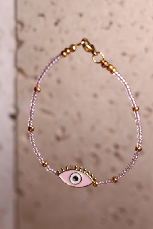 GoodLoverz Glasperlen Armband mit Nazar Auge