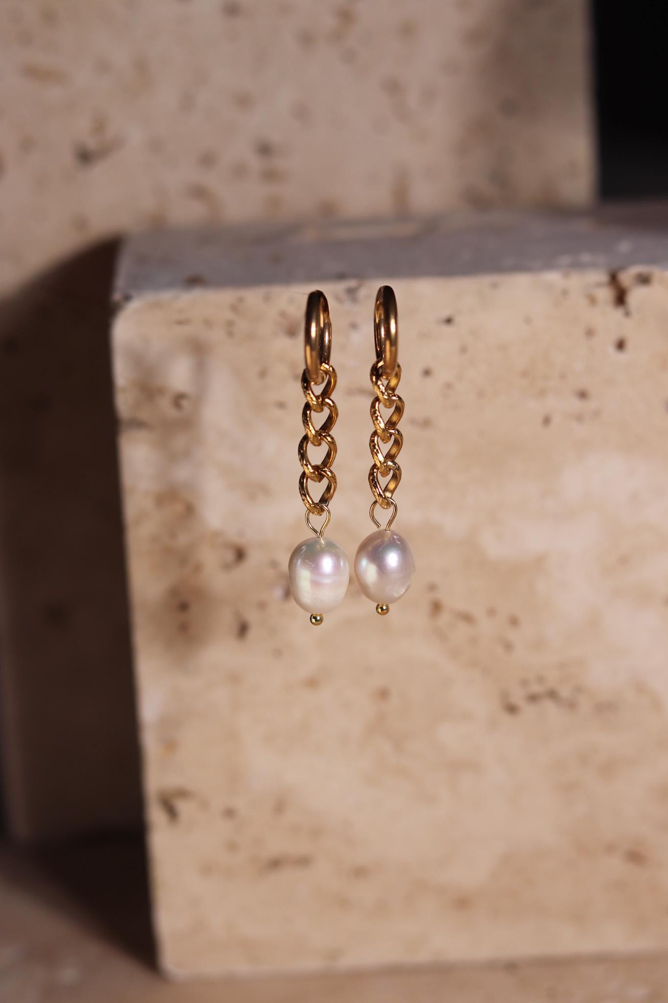 GoodLoverz Golden Sea Creolen 14k vergoldet