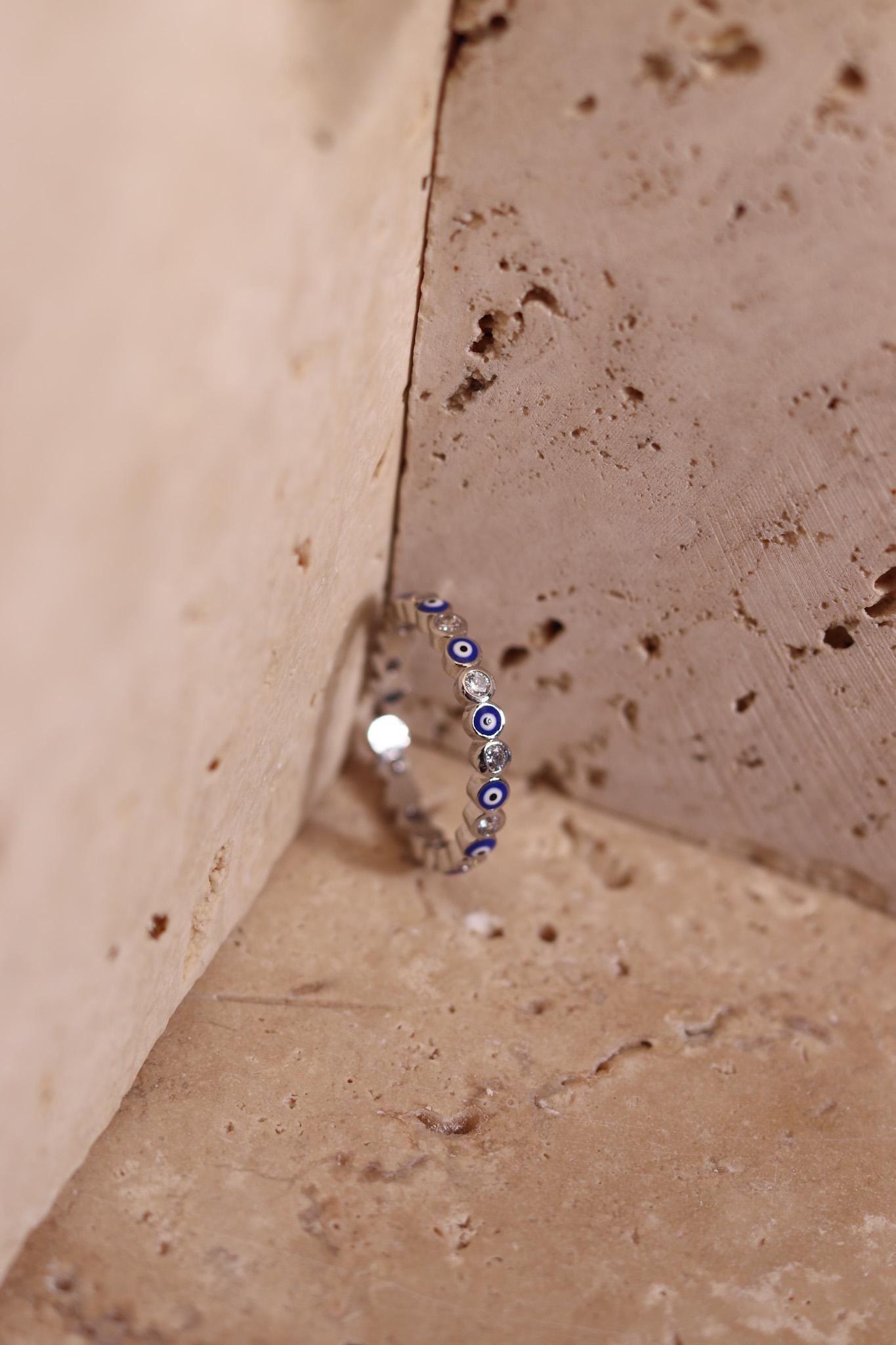 GoodLoverz Positive Eye Ring Klassisch Silber