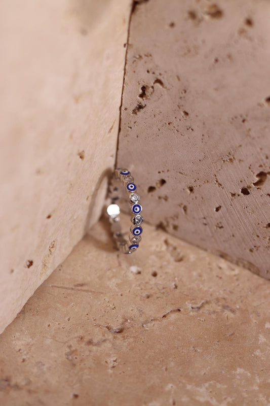 GoodLoverz Positive Eye Ring Klassisch Silber