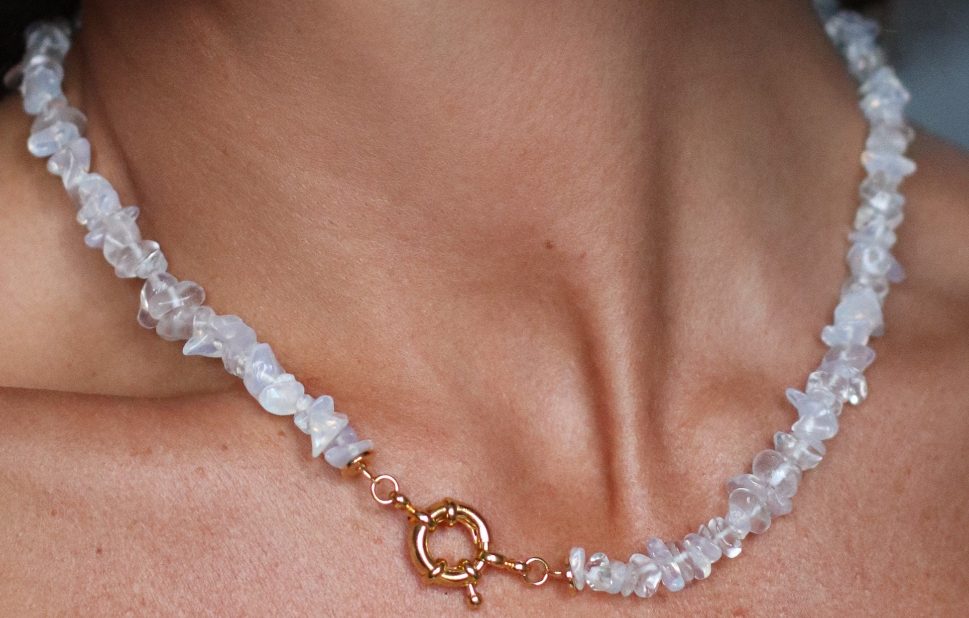 GoodLoverz Nature Collection Crystal Opal Quarz Kette