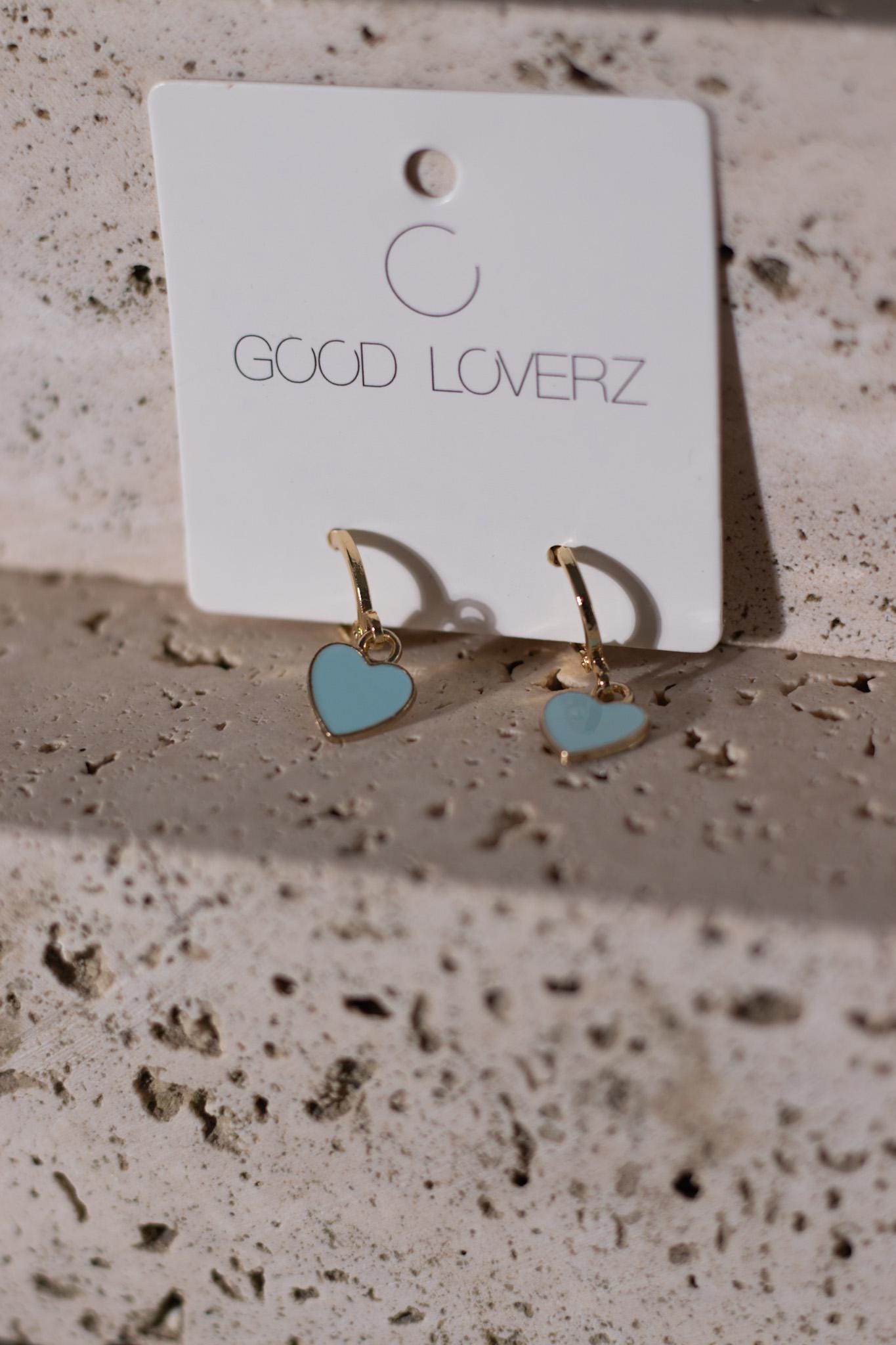 GoodLoverz Babyblue Hearts Ohrringe