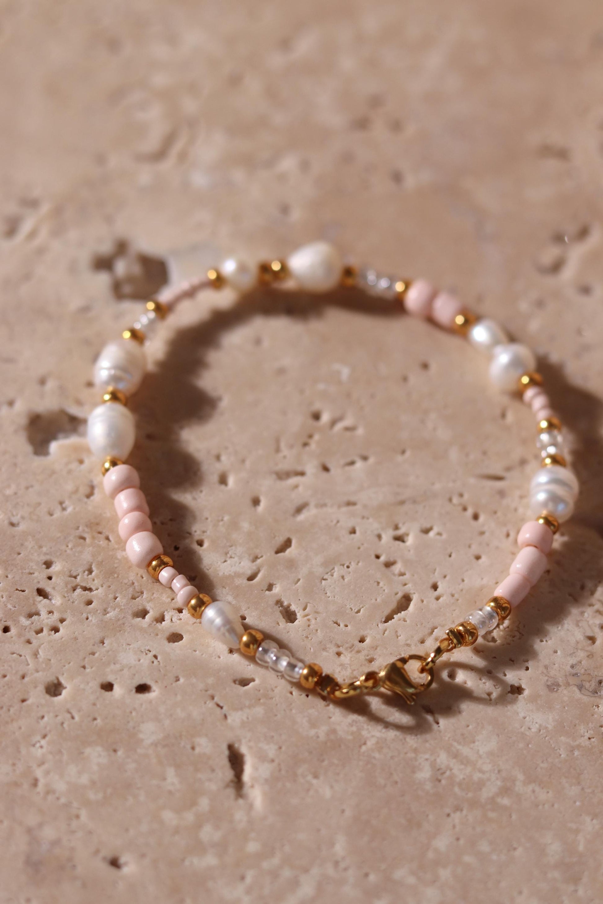 GoodLoverz Princess Gold Armband mit Süßwasserperlen