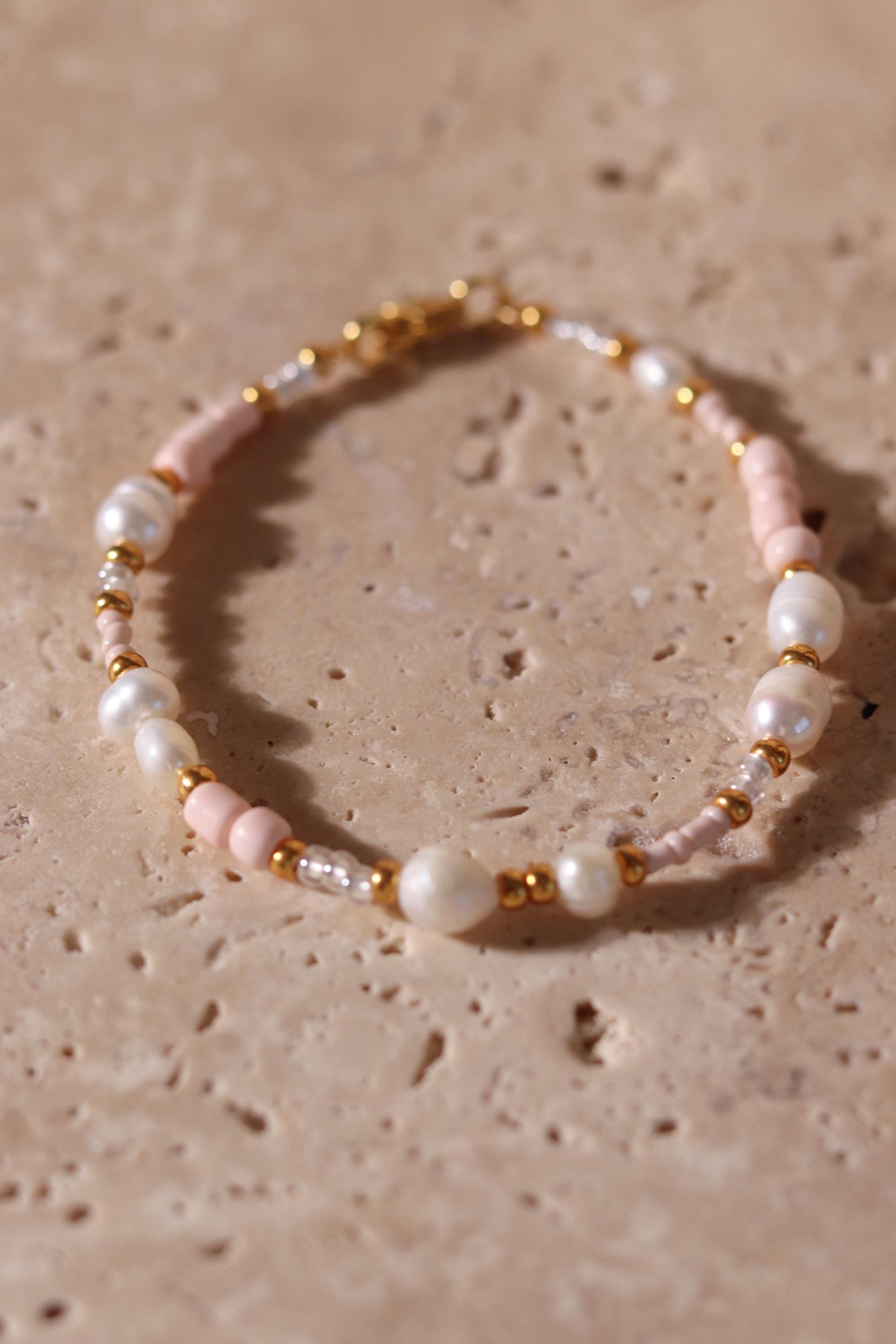 GoodLoverz Princess Gold Armband mit Süßwasserperlen