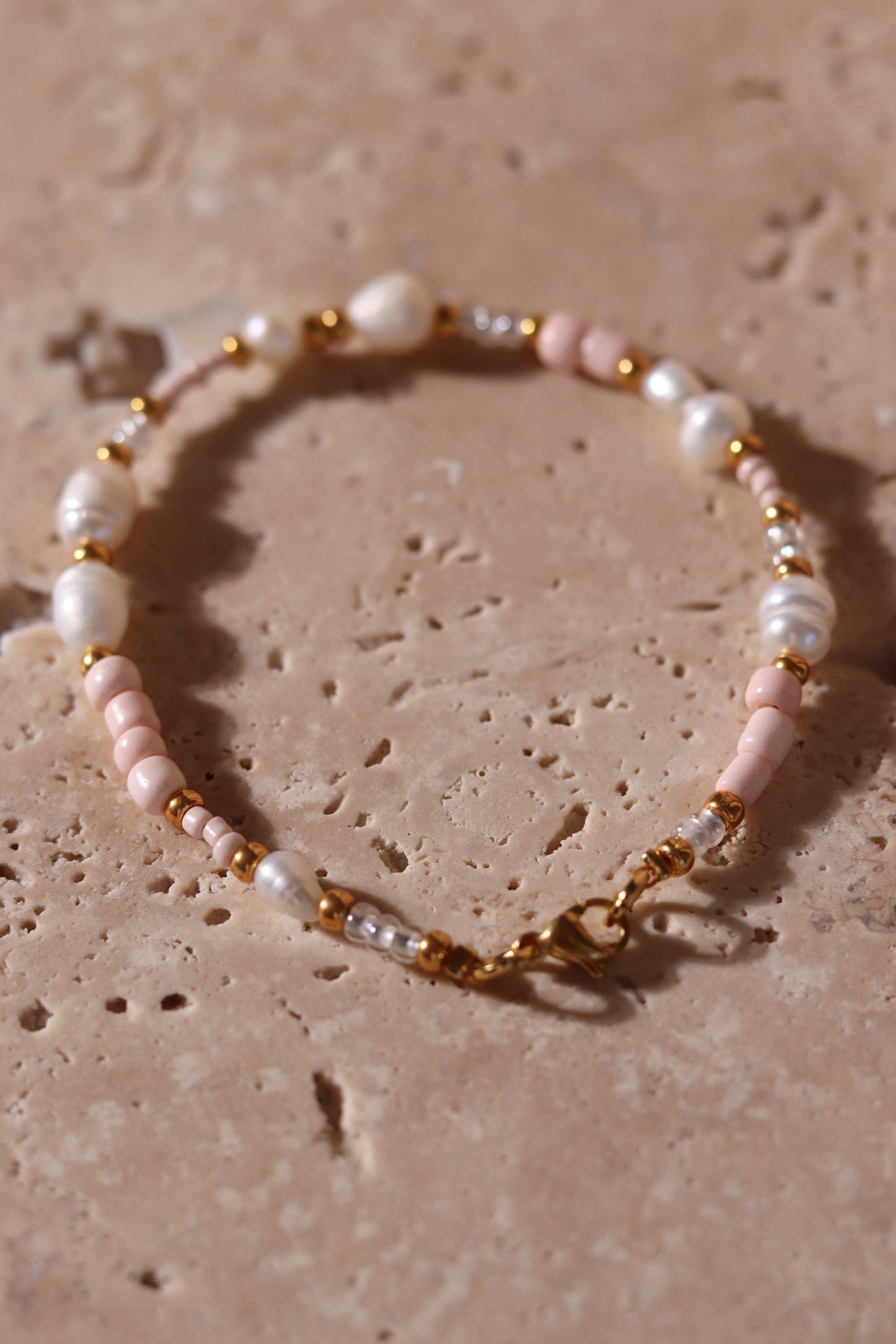 GoodLoverz Princess Gold Armband mit Süßwasserperlen