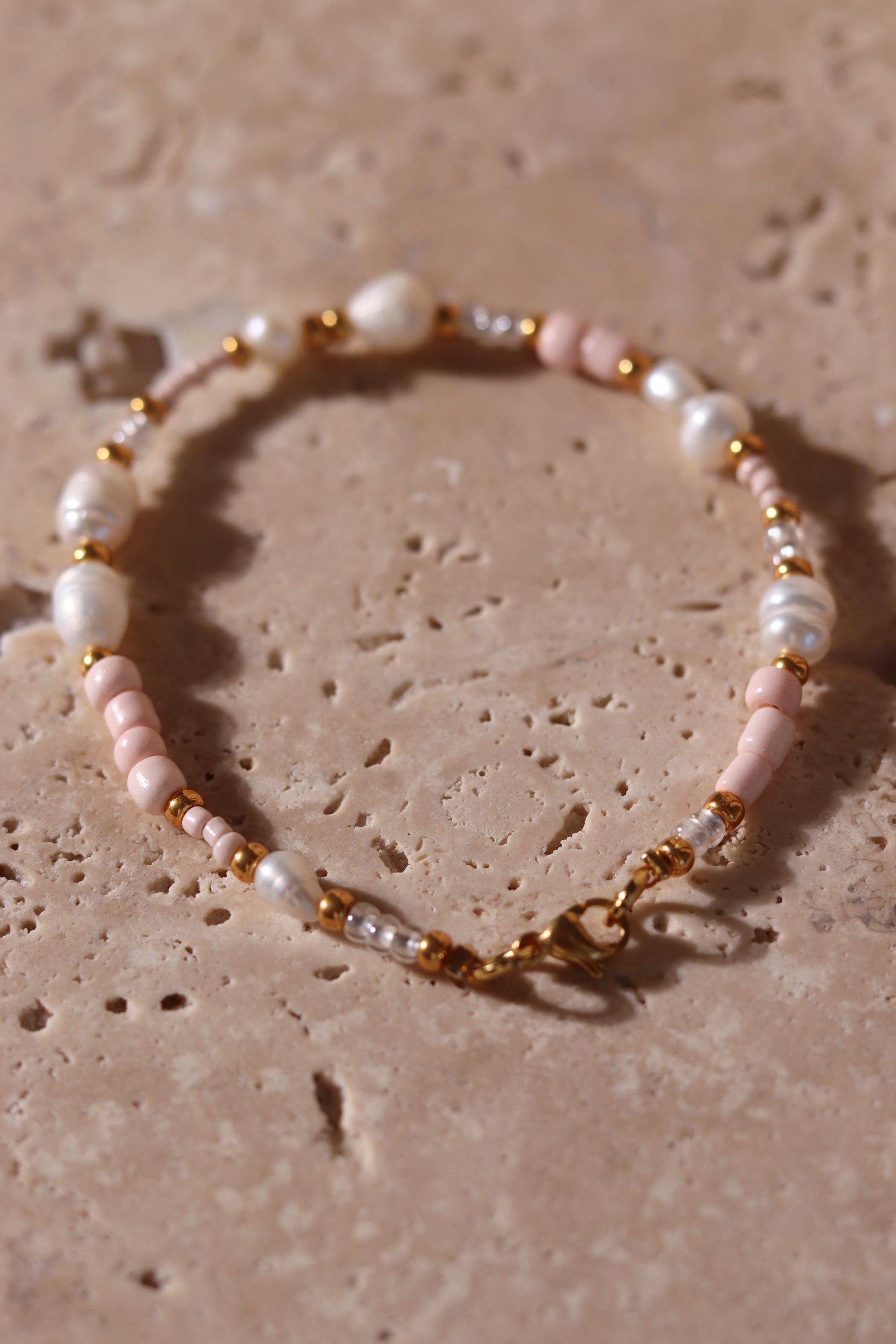 GoodLoverz Princess Gold Armband mit Süßwasserperlen