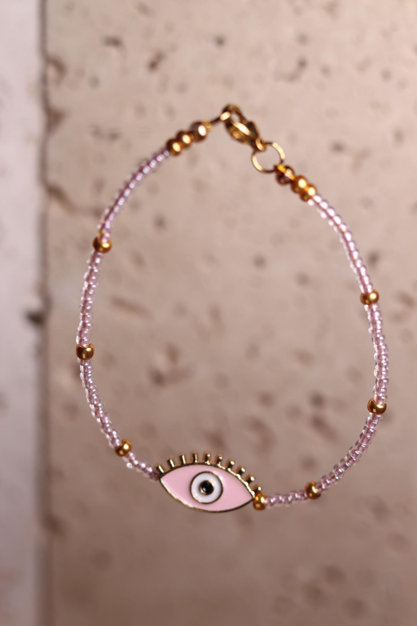 GoodLoverz Glasperlen Armband mit Nazar Auge