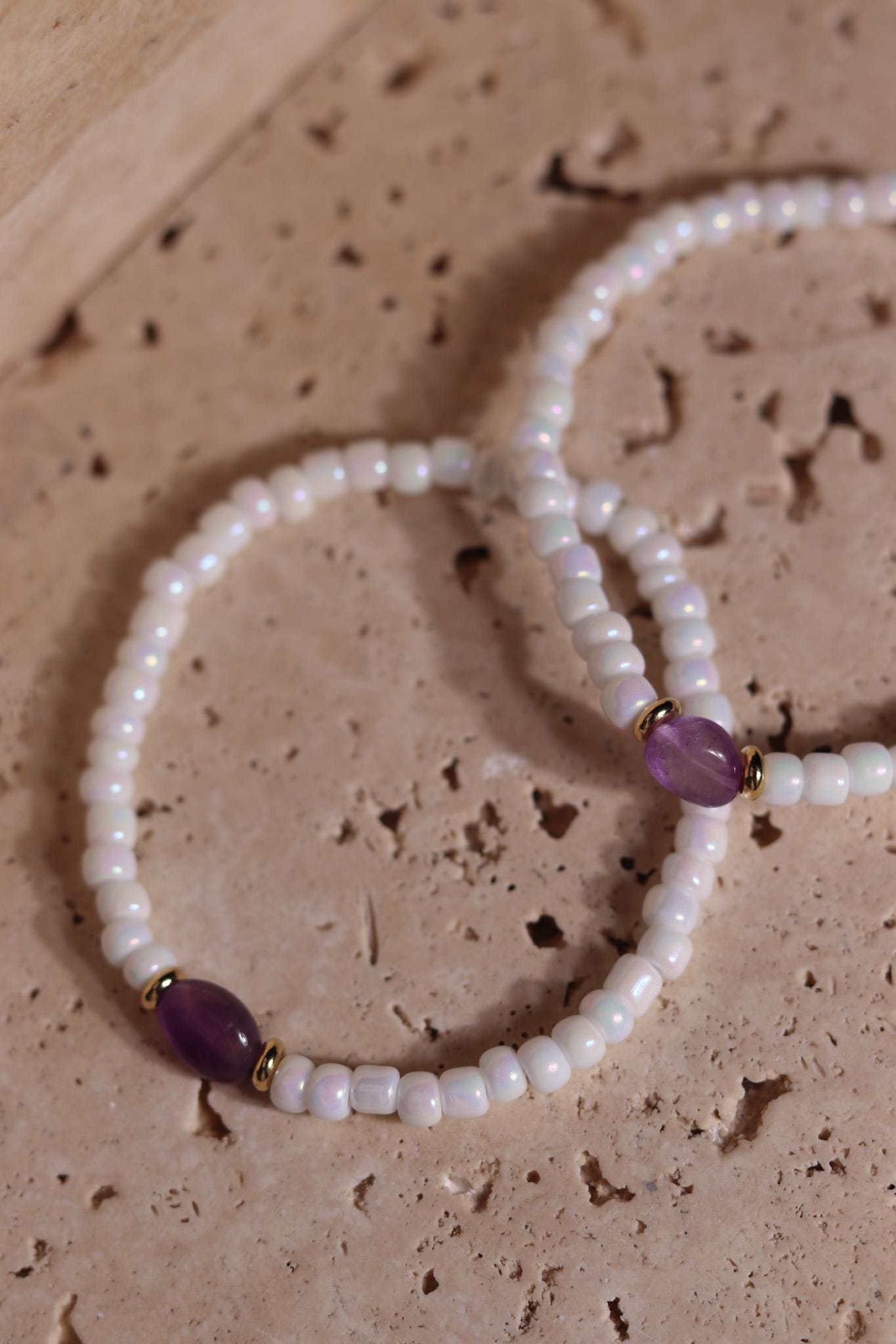 GoodLoverz Pearl Amethyst Armband