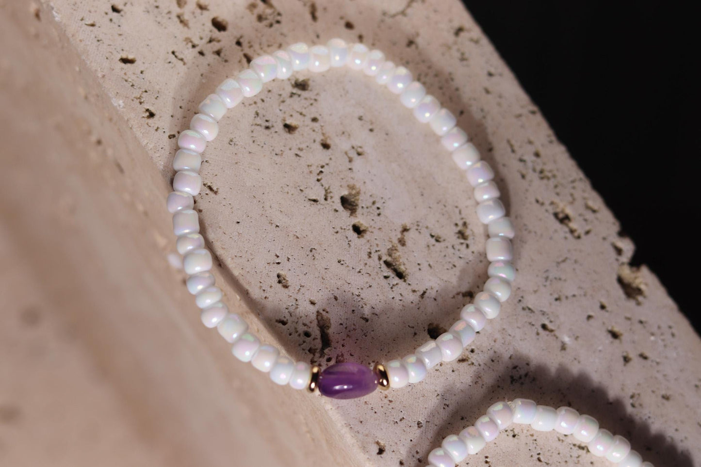 GoodLoverz Pearl Amethyst Armband