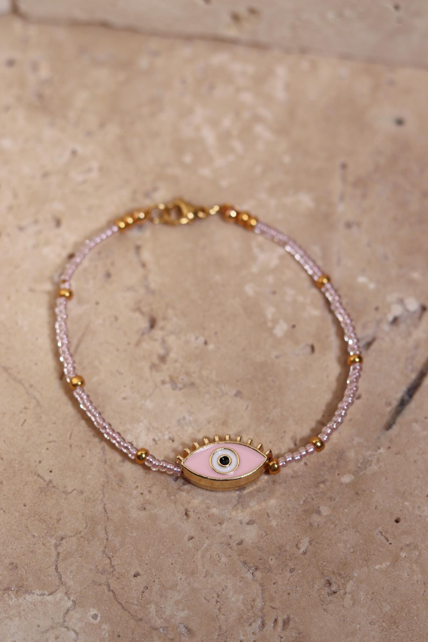 GoodLoverz Glasperlen Armband mit Nazar Auge