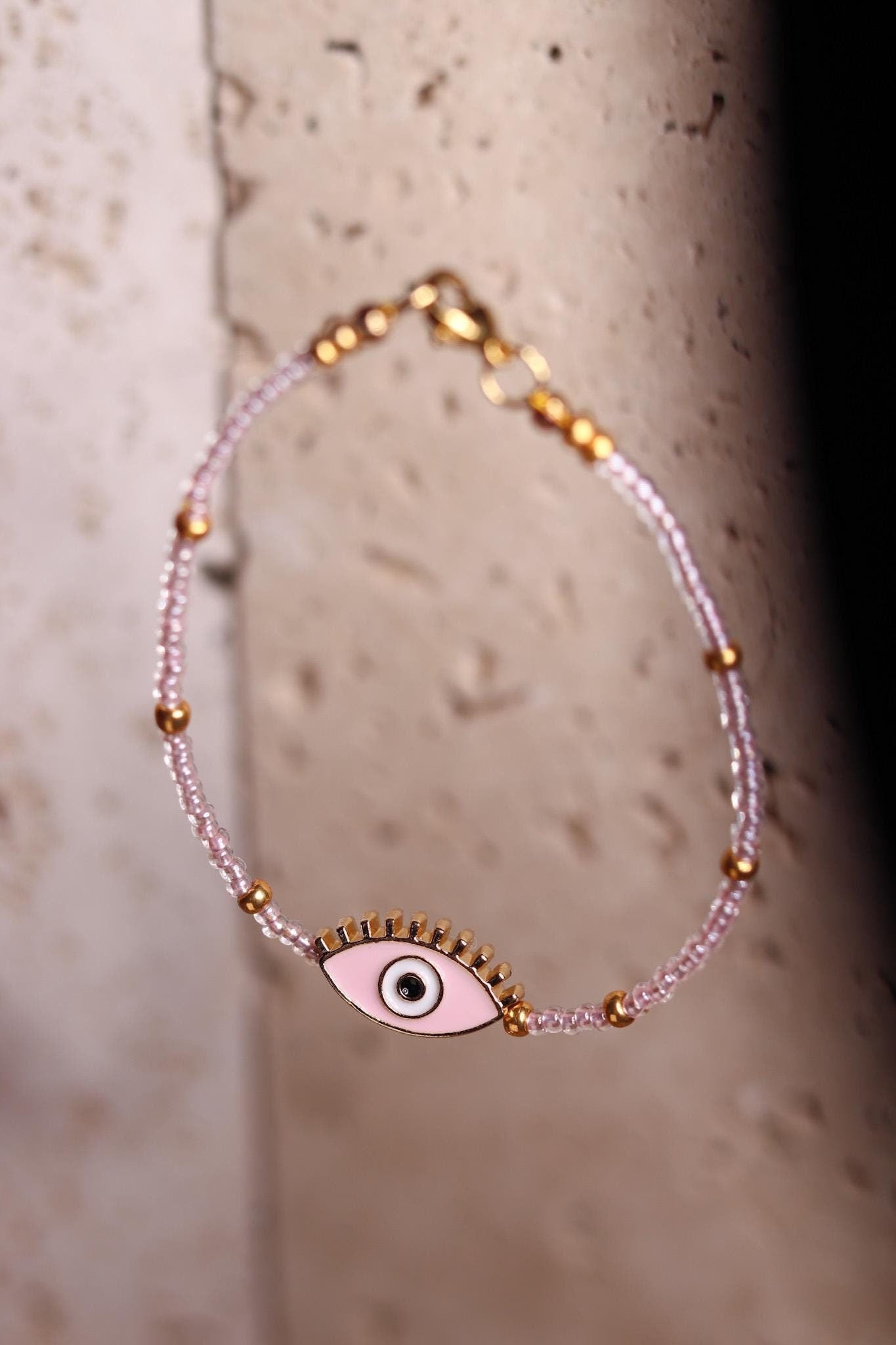 GoodLoverz Glasperlen Armband mit Nazar Auge