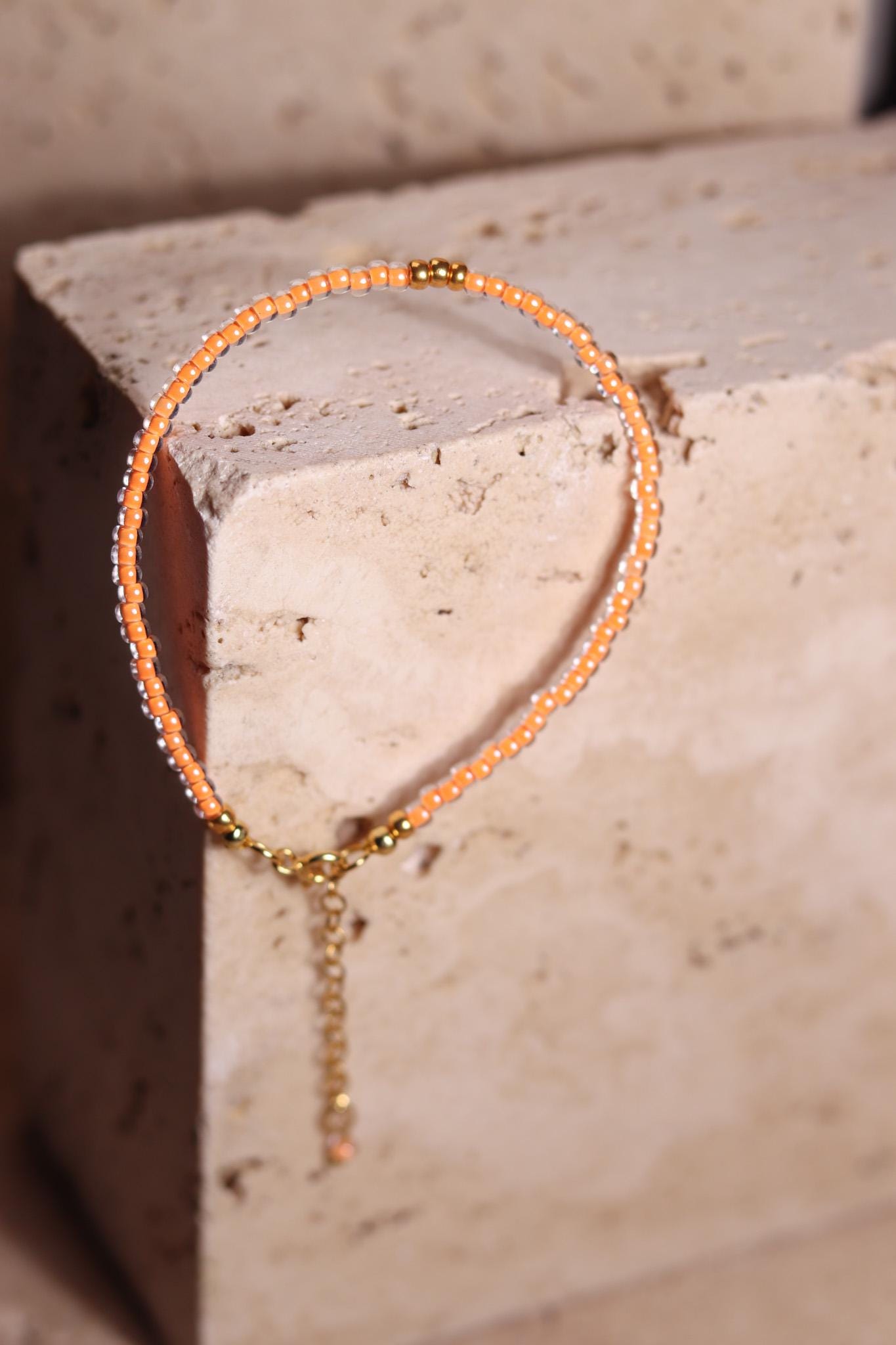 GoodLoverz Perlenarmband Peach Pop