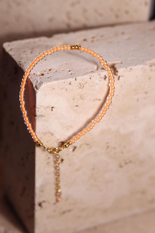 GoodLoverz Perlenarmband Peach Pop