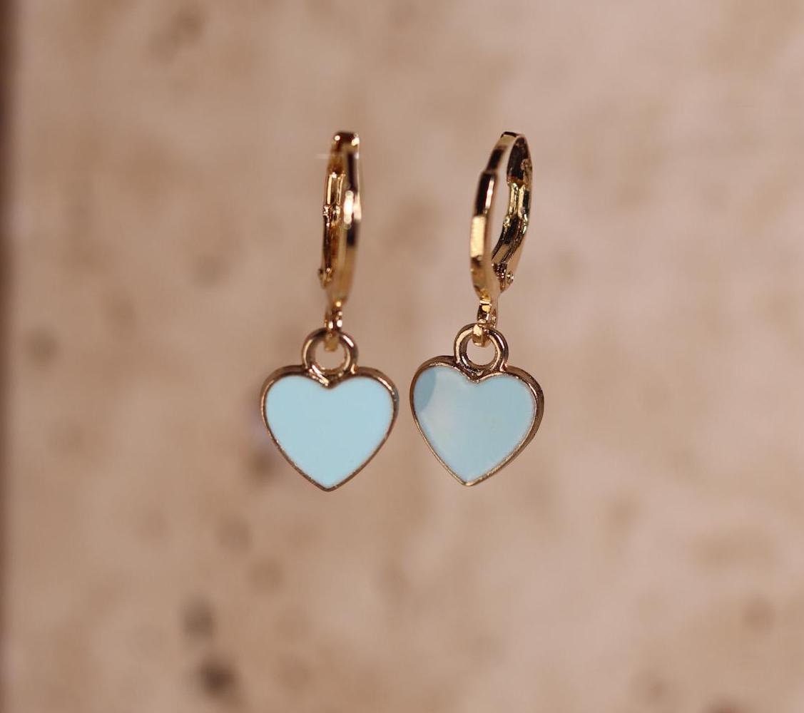 GoodLoverz Babyblue Hearts Ohrringe