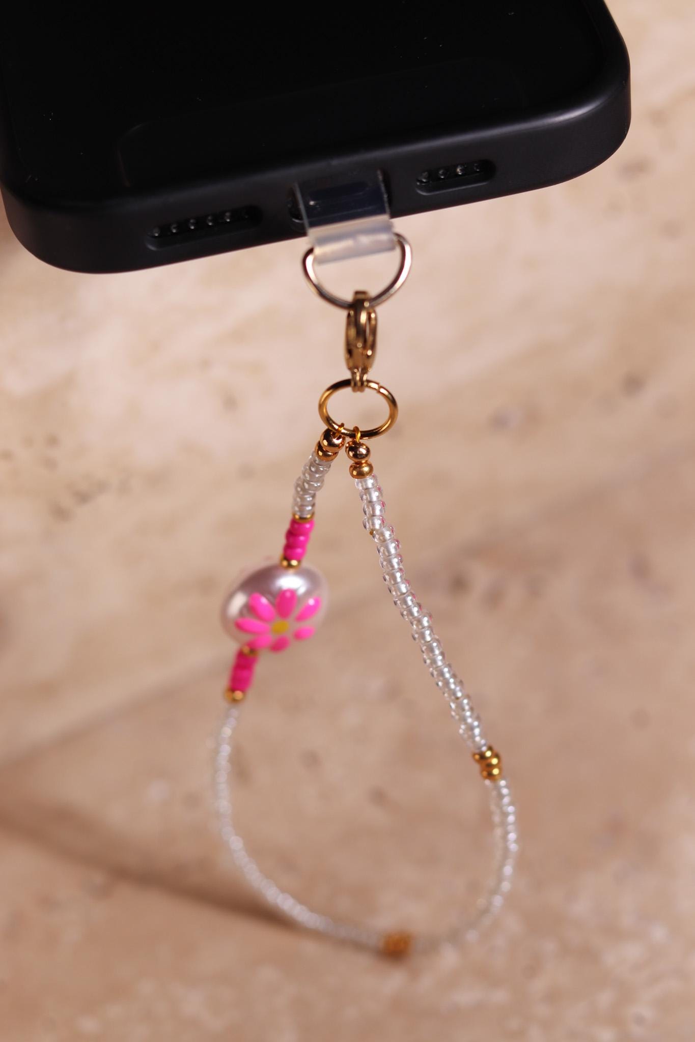 GoodLoverz Powerful Garden Collection Pink Flower Handykette