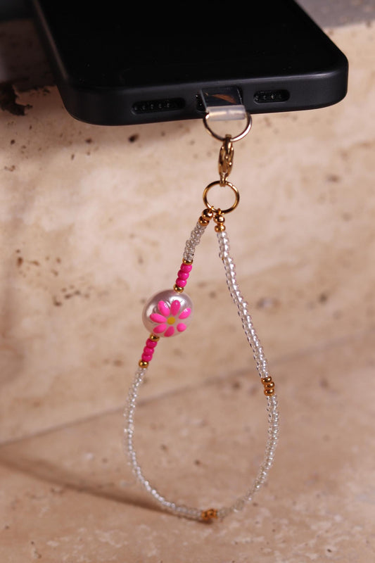 GoodLoverz Powerful Garden Collection Pink Flower Handykette