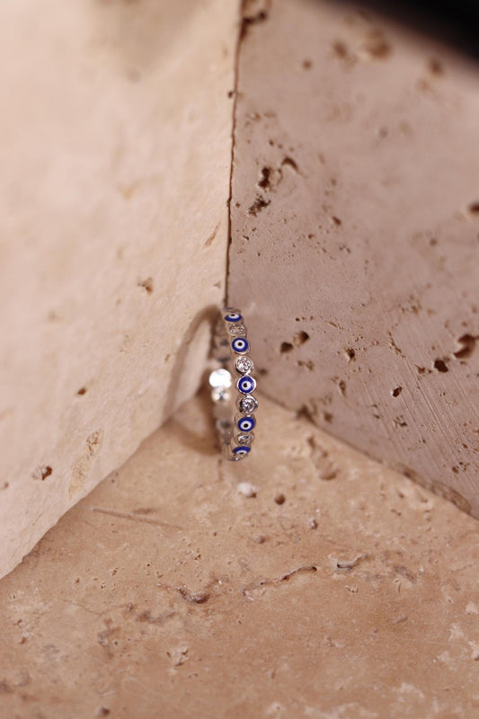 GoodLoverz Positive Eye Ring Klassisch Silber