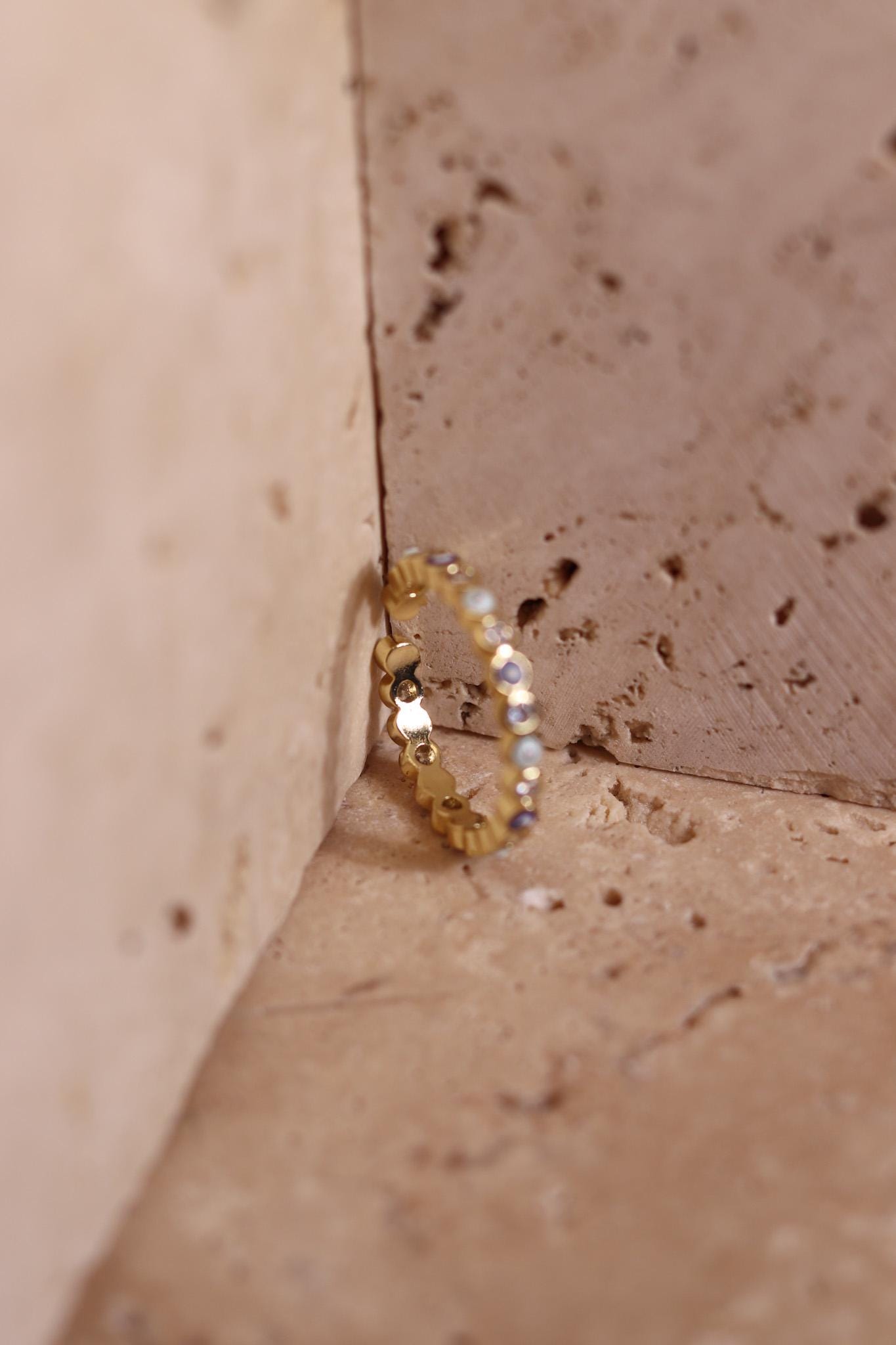 GoodLoverz Positive Eye Ring Klassisch Gold