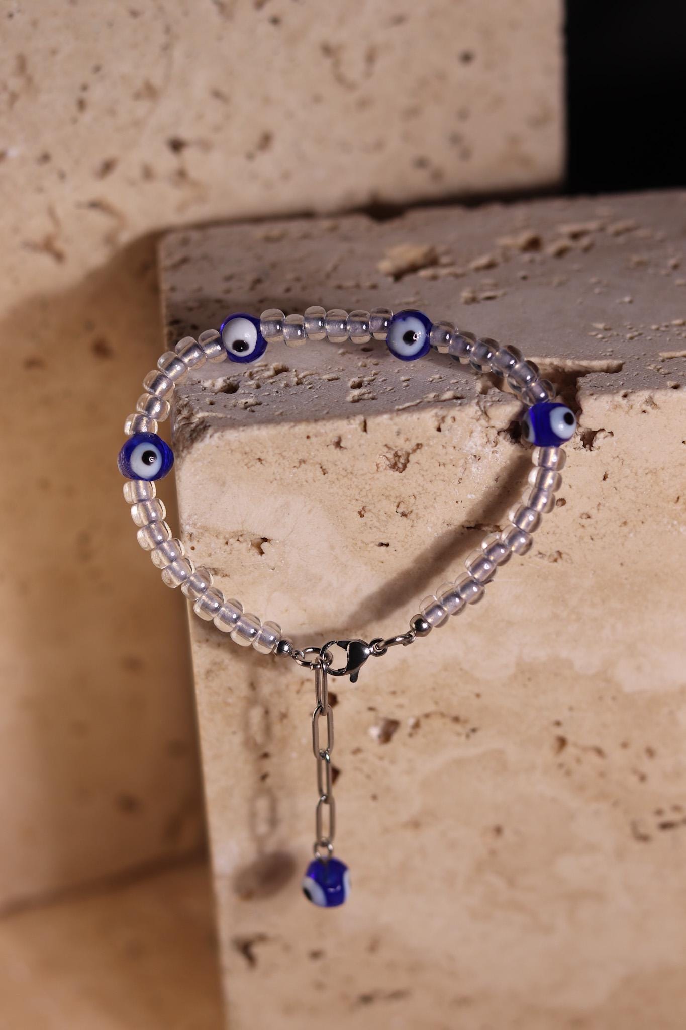 GoodLoverz Nazar Auge Armband in Silber