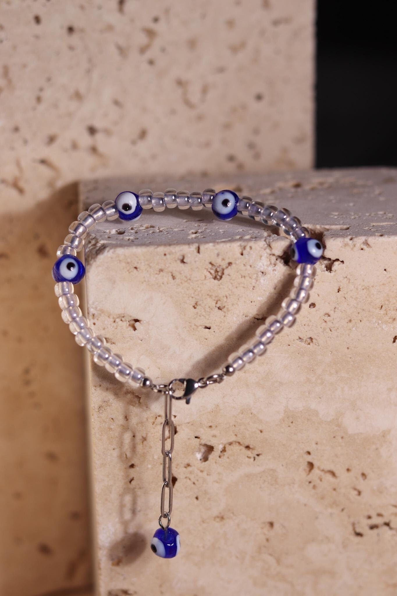 GoodLoverz Nazar Auge Armband in Silber