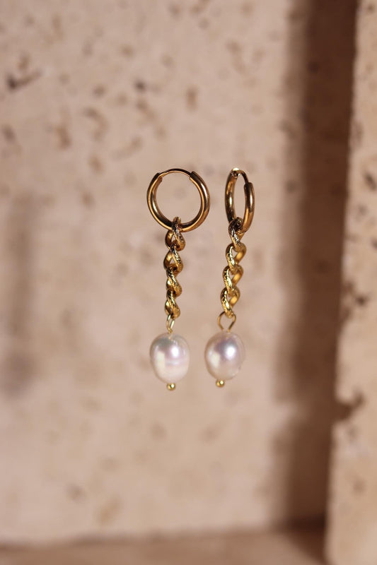 GoodLoverz Golden Sea Creolen 14k vergoldet