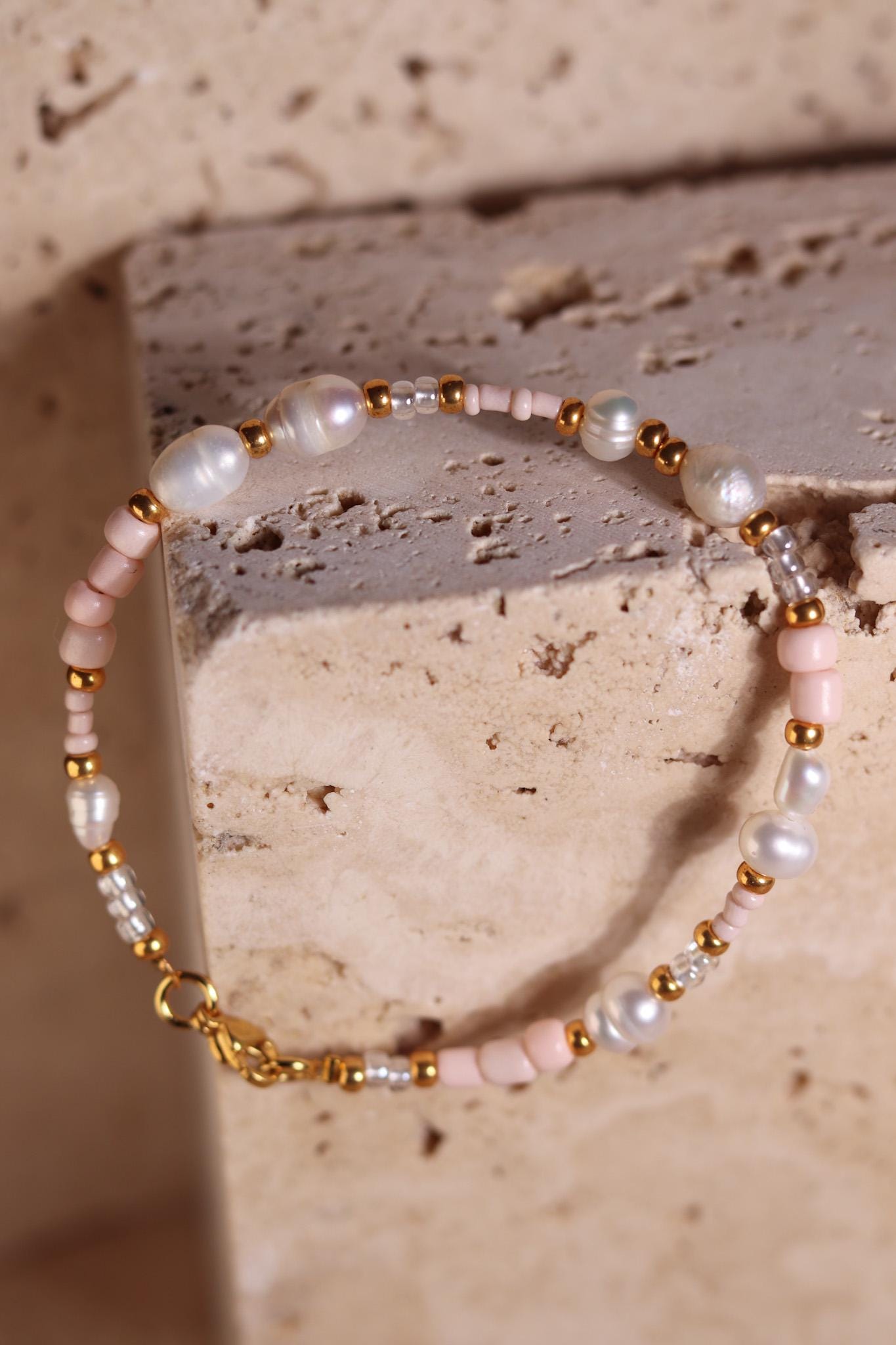 GoodLoverz Princess Gold Armband mit Süßwasserperlen