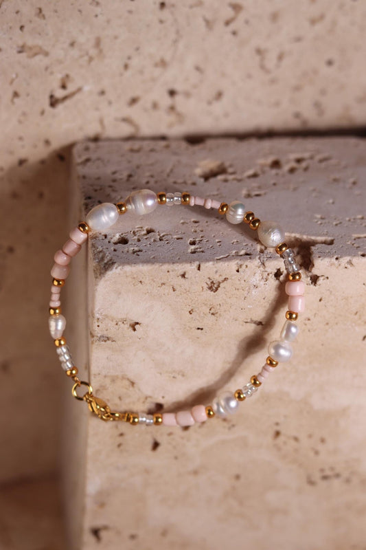 GoodLoverz Princess Gold Armband mit Süßwasserperlen