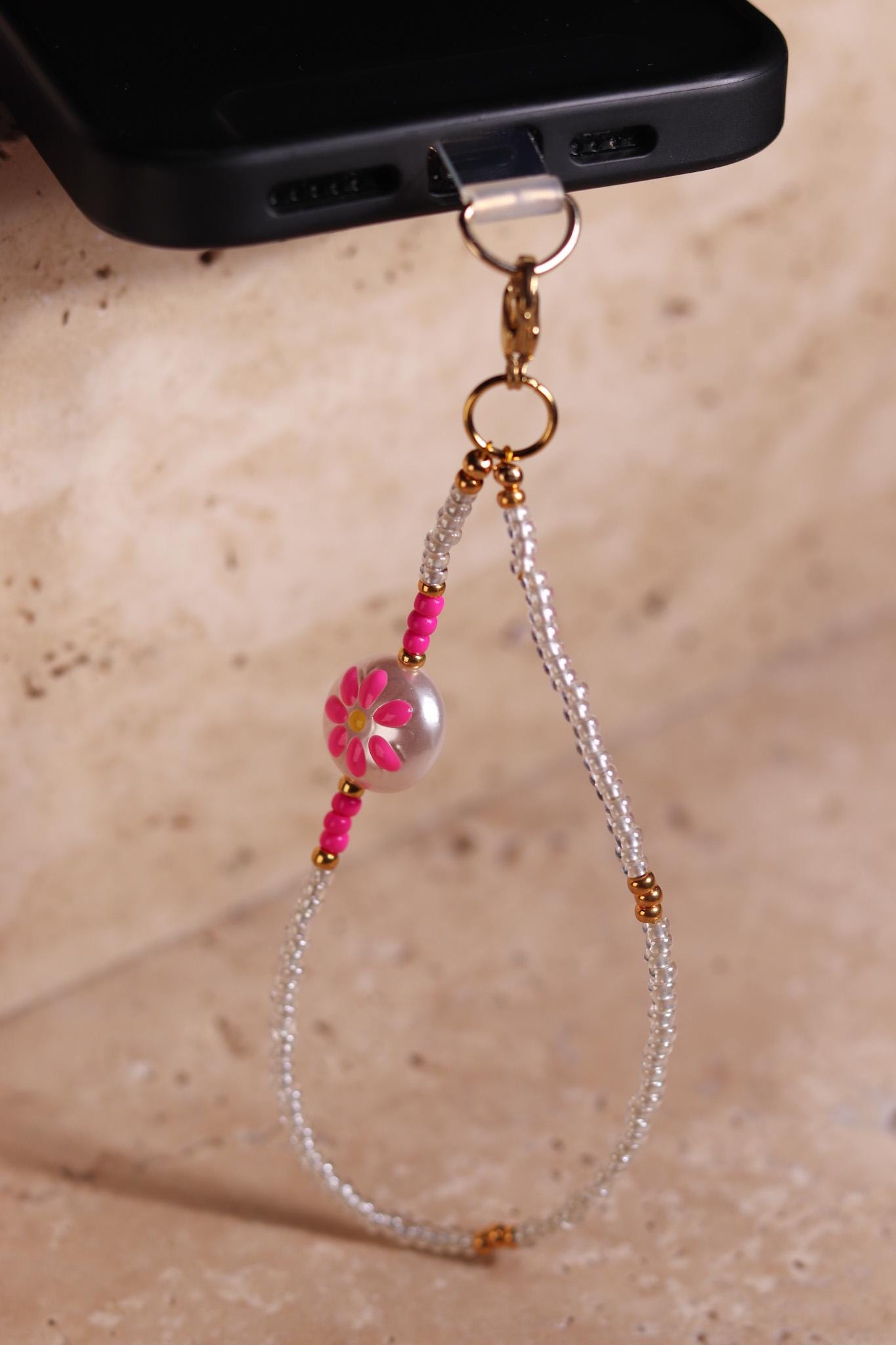 GoodLoverz Powerful Garden Collection Pink Flower Handykette