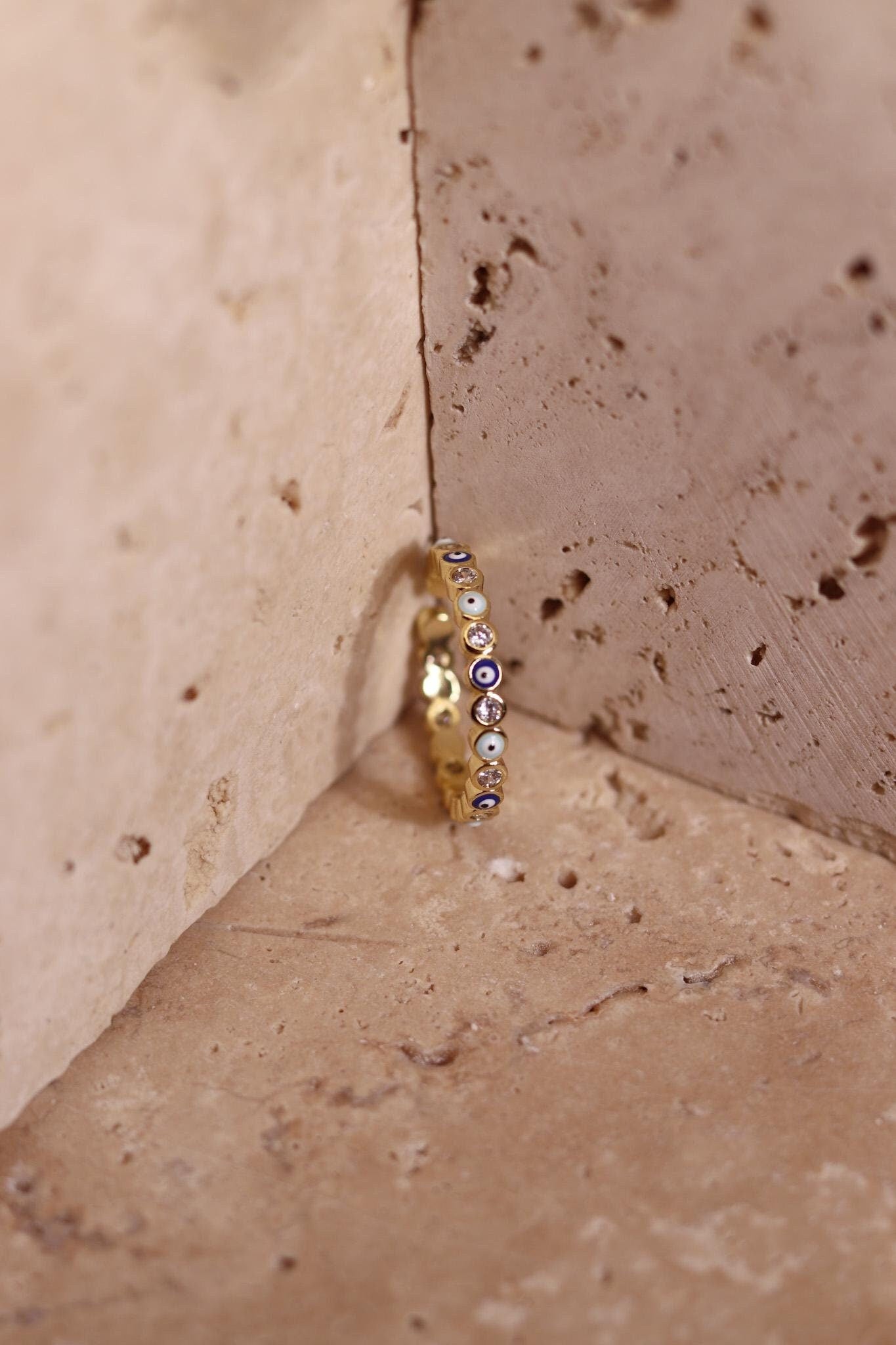 GoodLoverz Positive Eye Ring Klassisch Gold