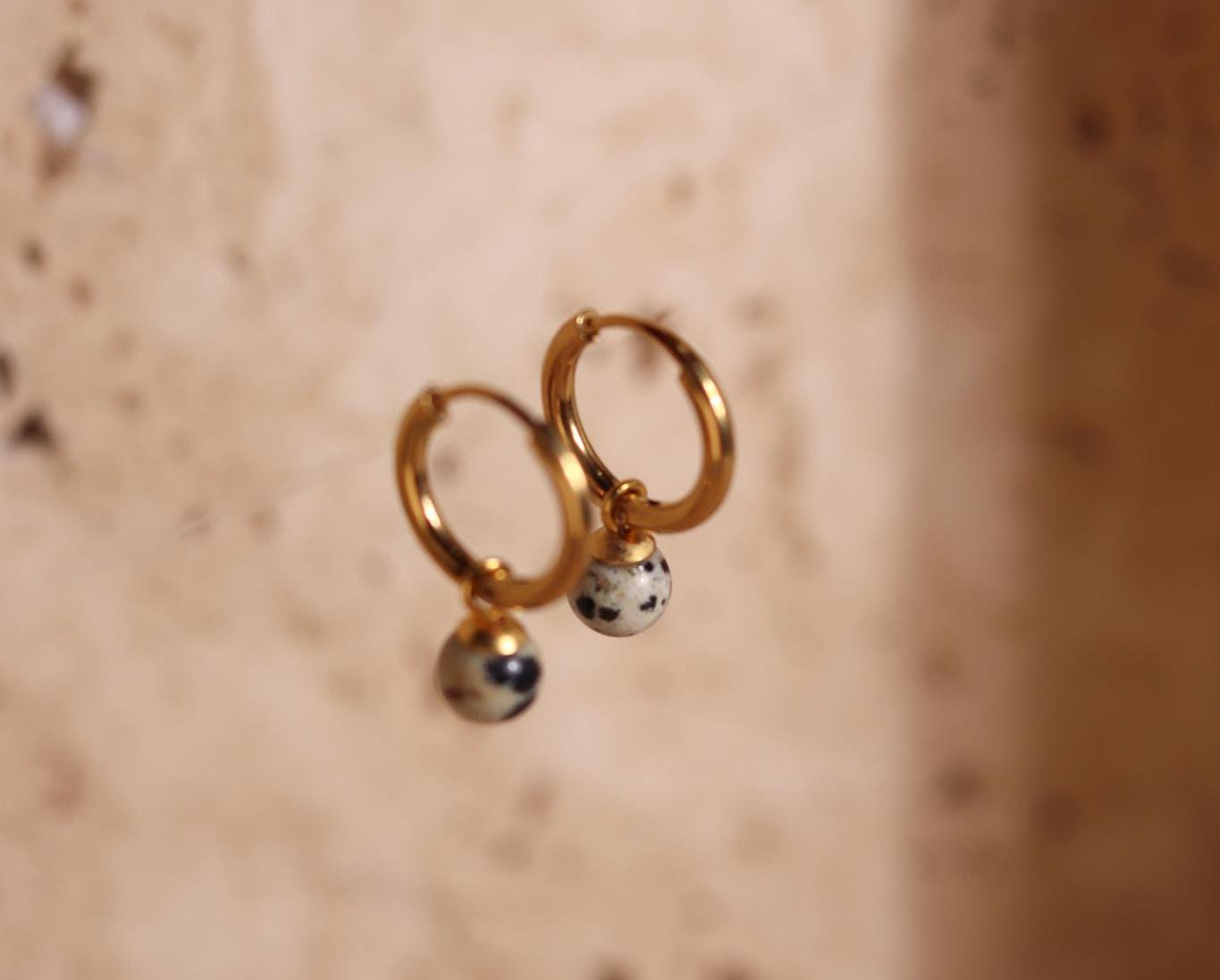 GoodLoverz Nature Collection Creolen Dalmatiner Jaspis