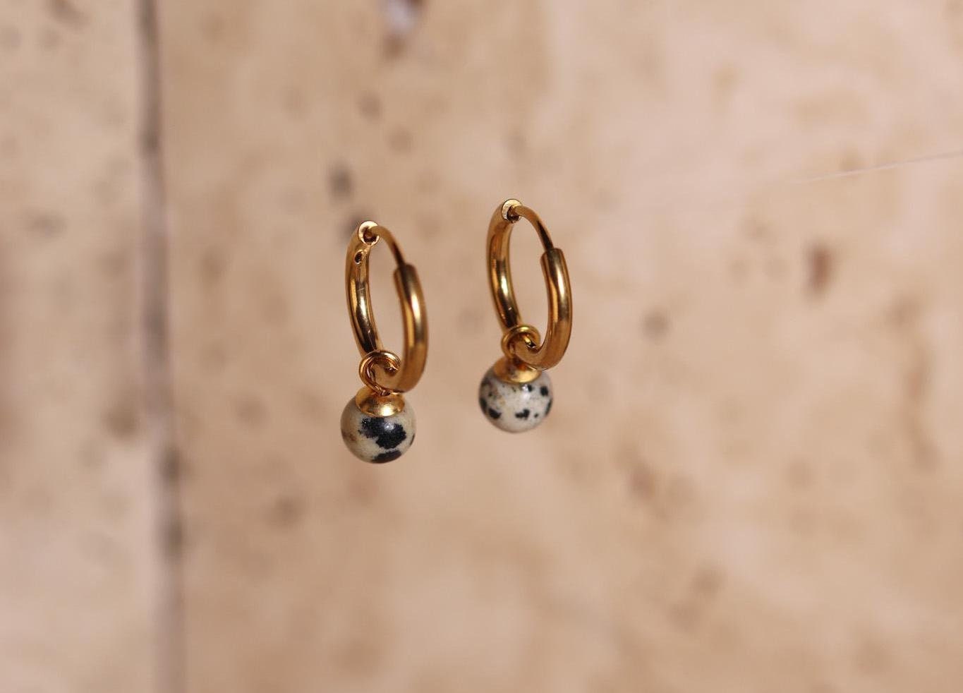 GoodLoverz Nature Collection Creolen Dalmatiner Jaspis