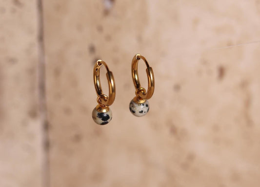 GoodLoverz Nature Collection Creolen Dalmatiner Jaspis